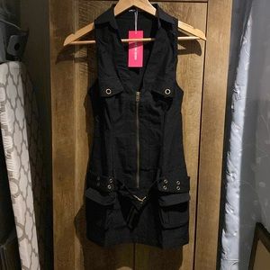 SHEIN Icon Black Mini Dress - New - Never Used